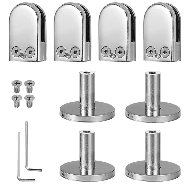 D-shaped glass spigots