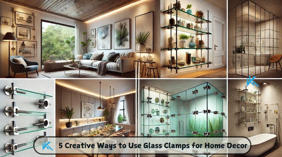 5 Creative Ways to Use Glass Clamps for Home Décor
