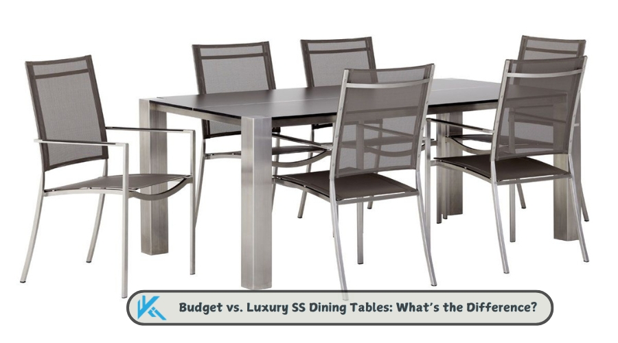 stainless steel dining table