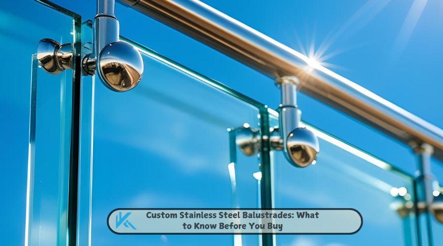 Frameless Glass Railings with Stainless Steel Spigots: Style Meets Strength