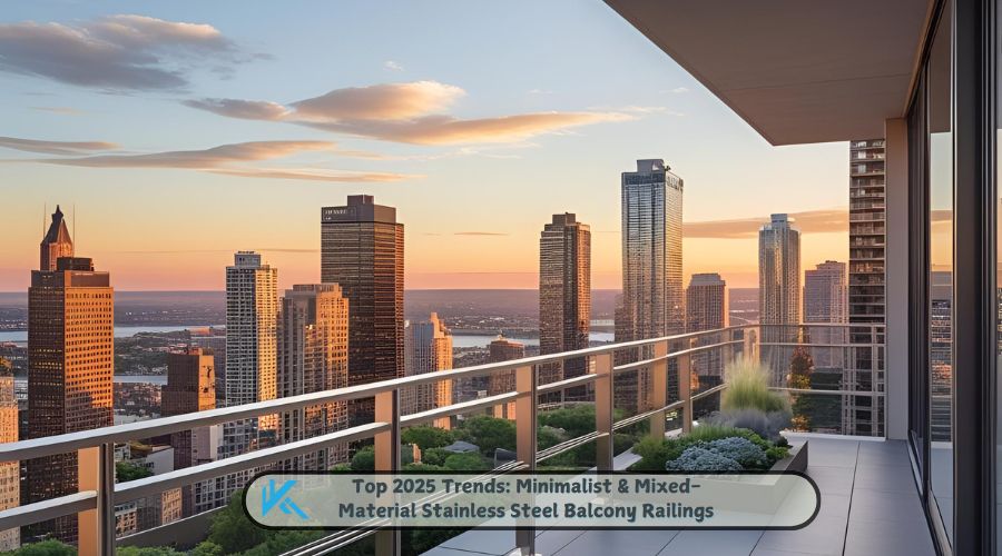 Top 2025 Trends: Minimalist & Mixed-Material Stainless Steel Balcony Railings