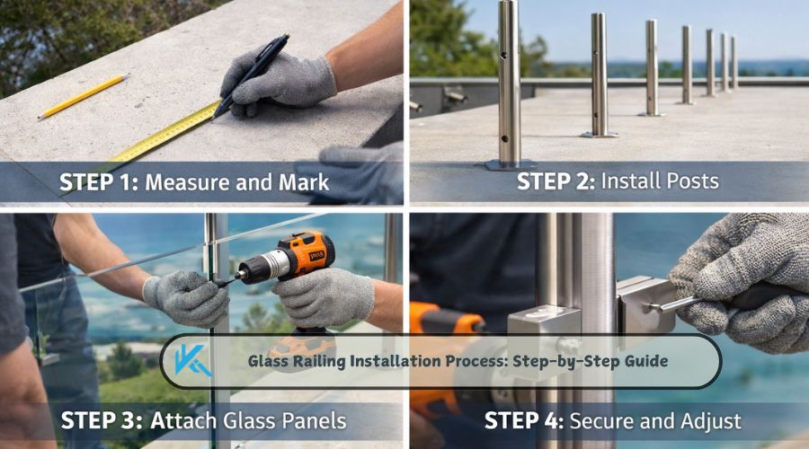Glass Railing Installation Process Step-by-Step Guide