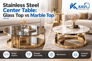 stainless steel center table